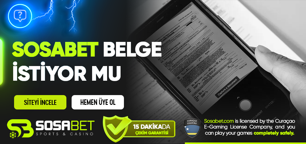 Sosabet Belge İstiyor Mu