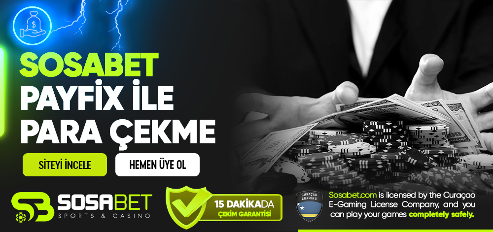 Sosabet Payfix ile Para Çekme