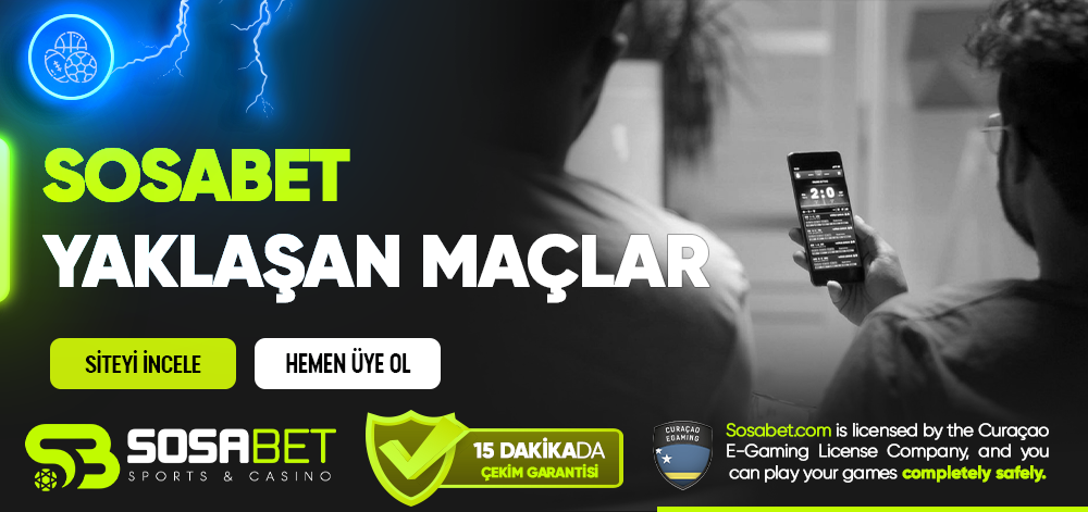 Sosabet Yaklaşan Maçlar