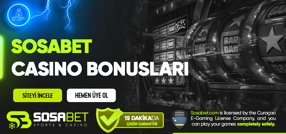 Sosabet Casino Bonusları